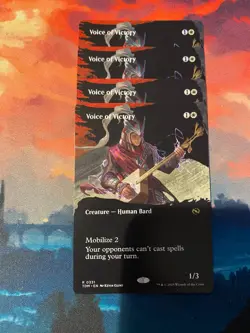 MTG Tarkir Dragonstorm Voice of Victory Borderless x 4 - Image 1