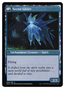 MTG The Modern Age // Vector Glider | #66 Kamigawa: Neon Dynasty | English - Image 2