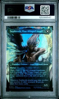 2025 #0317 SEPHIROTH, FABLED SOLDIER/SEPHIROTH, ONE-WINGED ANGEL PSA 10 - Image 2