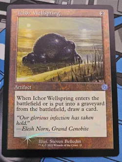 MTG - Ichor Wellspring FOIL RETRO FRAME - Brother's War Artifacts - Image 1