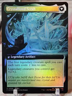 Magic: The Gathering - Final Fantasy - Serah Farron 0506 Foil Extended Art - NM - Image 2