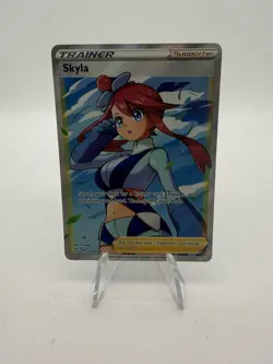 Skyla 072/072 Shining Fates Full Art Holo Ultra Rare Pokemon TCG - Image 1
