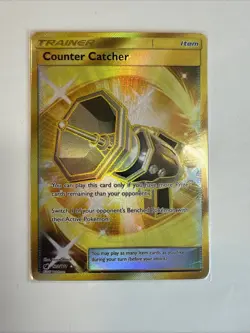 Counter Catcher 120/111 Gold Secret Rare Trainer Pokemon Card - NM - Image 1