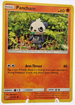 Pokemon PANCHAM Sun & Moon Team Up 81/181 NM/Mint Never Played Cards - Image 1