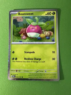 Pokemon Bounsweet - (Cosmos Holo) 016/197 Miscellaneous Cards & Products Holo NM - Image 3