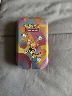 Pokemon TCG 151 Electabuzz and Magnemite mini tin EMPTY (NO PACKS) - Image 1