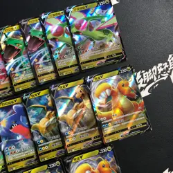 pokemon Chinese RR Holo Flygon V Rayquaza and more lot*13 cards - Image 2