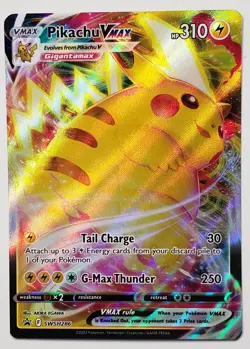 PROMO Pikachu VMAX SWSH286 NM / M - HOLO Crown Zenith Pokemon Card - Akira Egawa - Image 1
