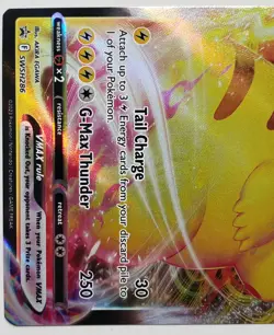 PROMO Pikachu VMAX SWSH286 NM / M - HOLO Crown Zenith Pokemon Card - Akira Egawa - Image 3