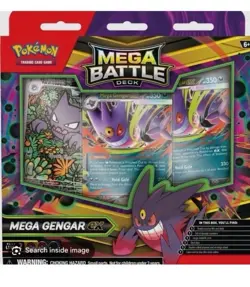 ENGLISH Pokemon TCG Battle Deck Mega Gengar EX - PRESALE Haunter #27 Promo - Image 1