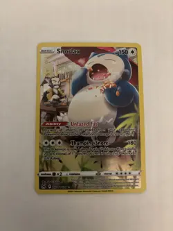 Snorlax TG10/TG30 Lost Origin Trainer Gallery Full Art Pokemon TCG - Image 1