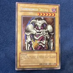 2002 Summoned Skull BPT-002 Collectors Tin Vintage Yugioh - Image 1