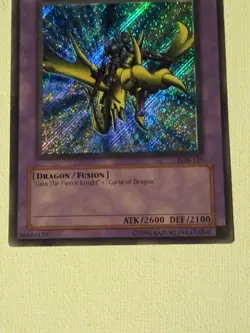 Yu-Gi-OH! SECRET RARE GAIA THE DRAGON CHAMPION LOB-125 VLP - Image 2