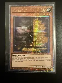 Yu-Gi-Oh! Maxx "C" RA04-EN150 Platinum Secret Rare Near Mint 1st Edition - Image 1