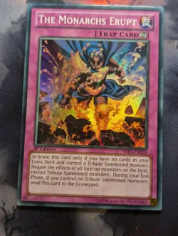 Yugioh - The Monarchs Erupt - PRIO-EN076 - Super Rare 1st Edition - LP - Image 1