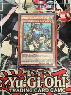 Poseidra, The Storming Atlantean Secret Rare SUDA-EN016 Yugioh - Image 1