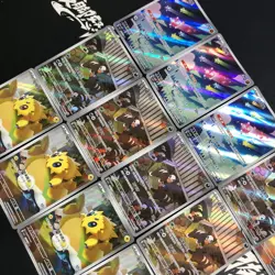 pokemon Chinese exclusive AR Illustration Holo Houndour and Joltik lot*13 cards - Image 3