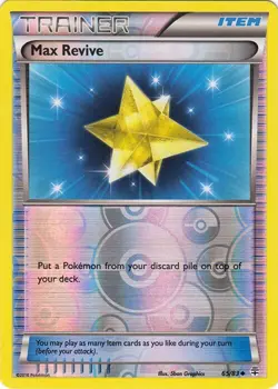 Max Revive 65/83 Reverse Holo Generations Pokemon Card NM - Image 1