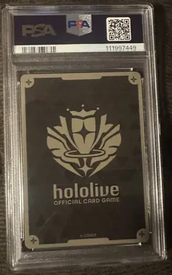 2024 HOLOLIVE OFFICIAL CARD HBP02-QUINTET SPCTRM SHIROGANE NOEL PSA 10 GEM MINT - Image 2