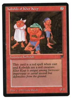 Magic the Gathering MTG Card: Kobolds of Kher Keep Legends Rare! - Image 1