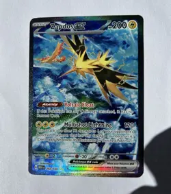 Pokemon TCG Zapdos EX 202/165 Scarlet & Violet 151 Card - Image 1