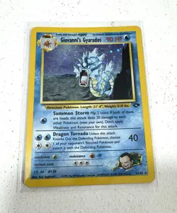 Pokemon Card - Giovanni's Gyarados Gym Challenge 5/132 Holo Rare - Image 1