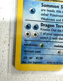 Pokemon Card - Giovanni's Gyarados Gym Challenge 5/132 Holo Rare - Image 2