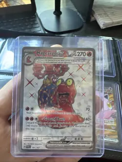 Pokemon Magcargo EX Ultra Rare Card #191/167 Sv06: Twilight Masquerade Tcg - Image 1
