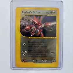 Pokemon TCG Rocket’s Scizor 2002 Best of Game Promo Card - Image 1