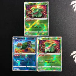 pokemon Chinese exclusive K Holo Radiant Blastoise Venusaur lot*3 Cards - Image 2