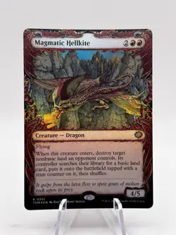 Magmatic Hellkite 0301 Foil Showcase Tarkir: Dragonstorm TDM MTG NM - Image 1