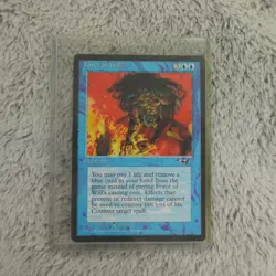 Magic the Gathering MTG Force of Will Card 1996 Alliances NM - Image 1