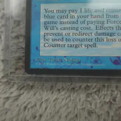 Magic the Gathering MTG Force of Will Card 1996 Alliances NM - Image 3