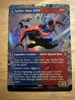 Spider-Man 2099 (0216) (Borderless) Marvel's Spider-Man Foil Spm Mtg - Image 1