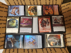 Lot of ~4500 bulk MTG Magic the Gathering Tokens, Art Cards, Emblem, Checklist B - Image 1