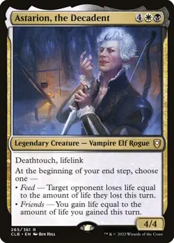 Astarion, the Decadent Foil - Commander Legends: Battle For Baldur'S Gate MTG-NM - Image 1