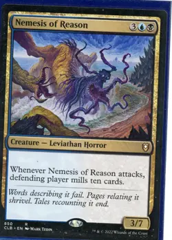 2022 Magic the Gathering Nemesis of Reason Creature Leviathan Horror Nr/Mt - Image 1