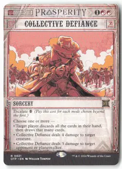 Collective Defiance - Outlaws of Thunder Junction: Breaking News (21) - MTG - Image 1