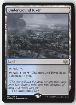 MTG - Underground River R The Brothers' War 267 LP-NM - Image 1