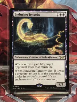 Enduring Tenacity (Non-foil) Duskmourn: House of Horror 0095 Rare MTG - Image 1
