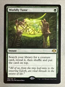MTG / Worldly Tutor / DMR / #185 / Regular / Rare / NM - Image 1
