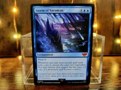 MTG Storm of Saruman - Regular Non-Foil - LTR - M - 0072 Near Mint - Image 1
