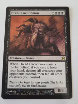 Dread Cacodemon 79/318 Commander 2011 C11 MTG NM - Image 1