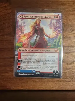 MTG Rowan, Scholar of Sparks BORDERLESS Strixhaven: School of Mages 278 NM - Image 1