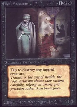 1 x Royal Assassin - Beta - Moderate Play - MTG - Image 1