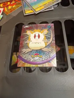 2000 Pokemon Topps Chrome TV RATTICATE #20 Base BC - Image 1