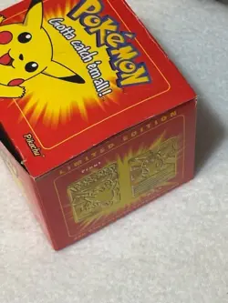 Pokemon Pikachu 23k Gold Plated Trading Card Burger King Promo 1999 SEALED - Image 2