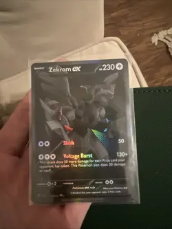 Pokemon Zekrom EX Black Bolt 172/086 Mint Condition Black White Rare - Image 2