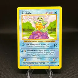 Squirtle Pokemon 1999 Base Set Shadowless #63/102 Common NM WOTC Vintage - Image 1