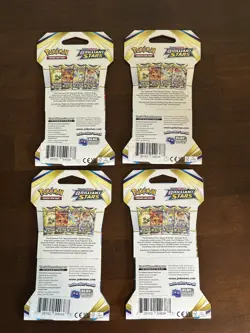 Pokemon Tcg Brilliant Stars Booster Pack Set Of 4 Full Art Collection! - Image 2